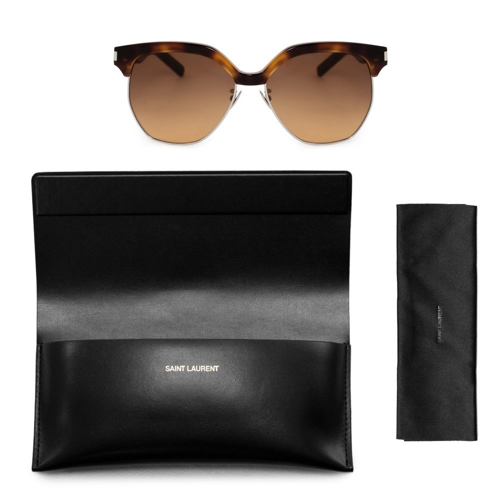 Saint Laurent Full Rimmed Sunglasses SL408 001 59 - Picture 5 of 5